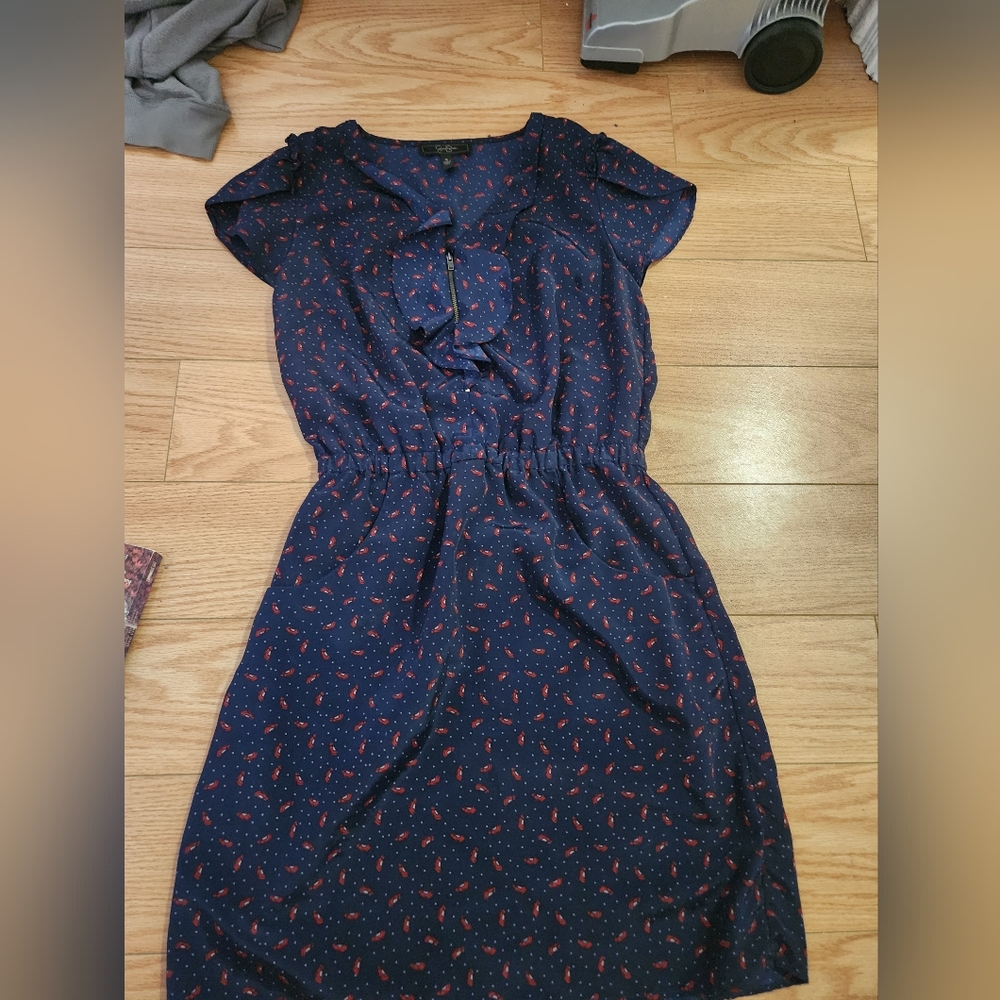 Elena Gilbert Jessica Simpson Ellington Shoe Print Dress (4x07)